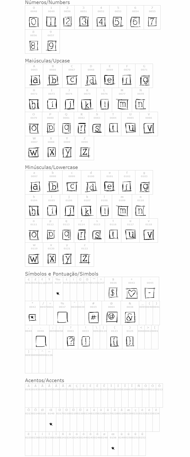 Alphabits Squared