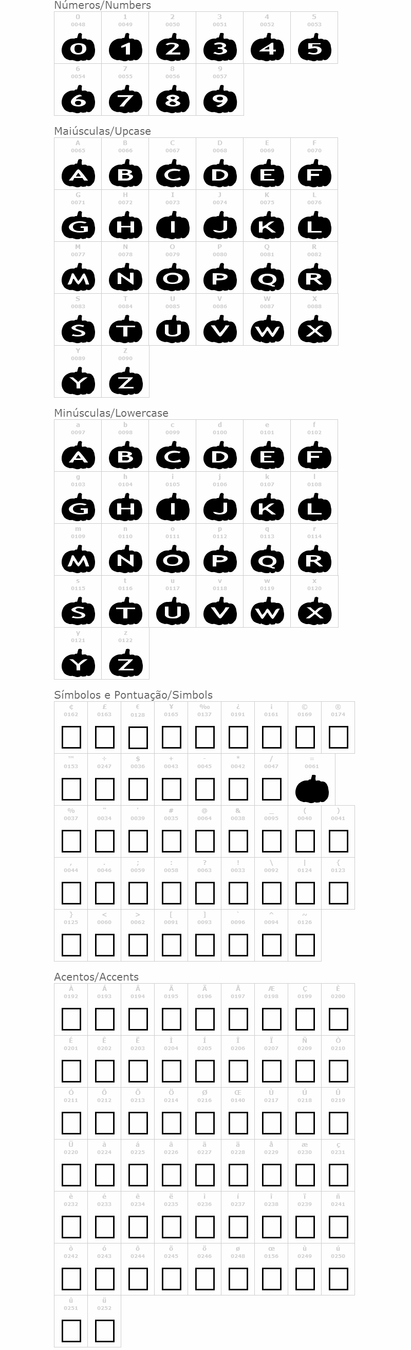 AlphaShapes pumpkins