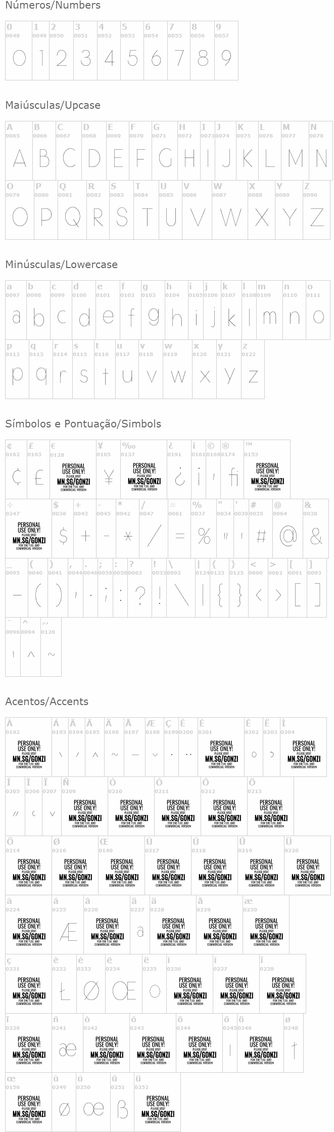 Gonzi Condensed
