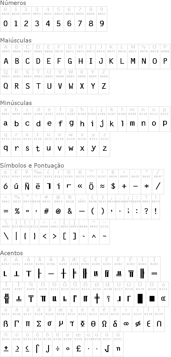 Letter Gothic Line