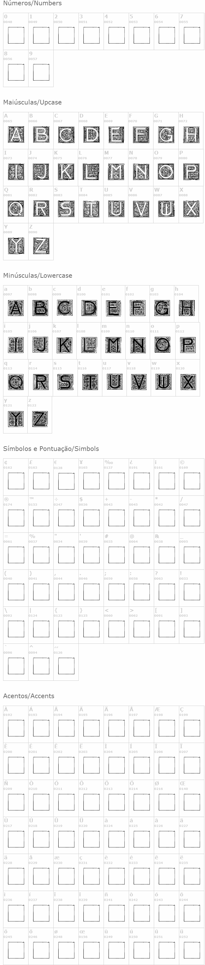Mosaic Initials