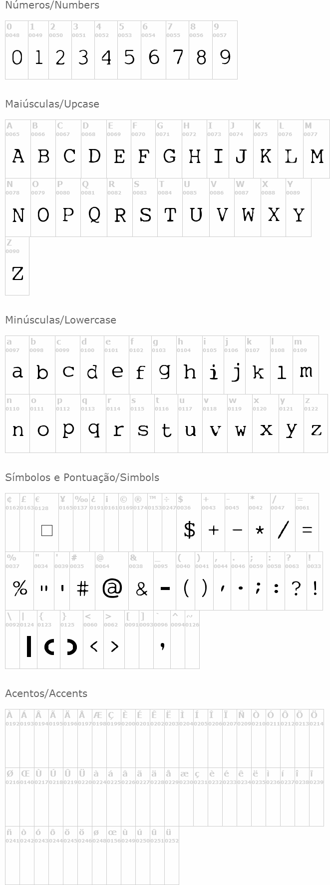 My type of font